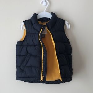Frost-Free Puffer Vest for Toddler Boys